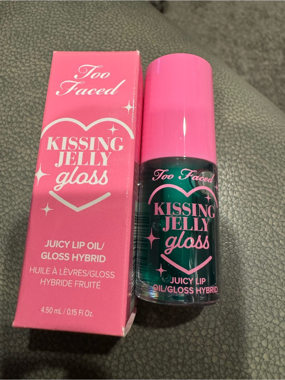 TOO FACED Sweet Cotton Candy Kissing Jelly Gloss Juicy Lip Oil/Gloss Hybrid
